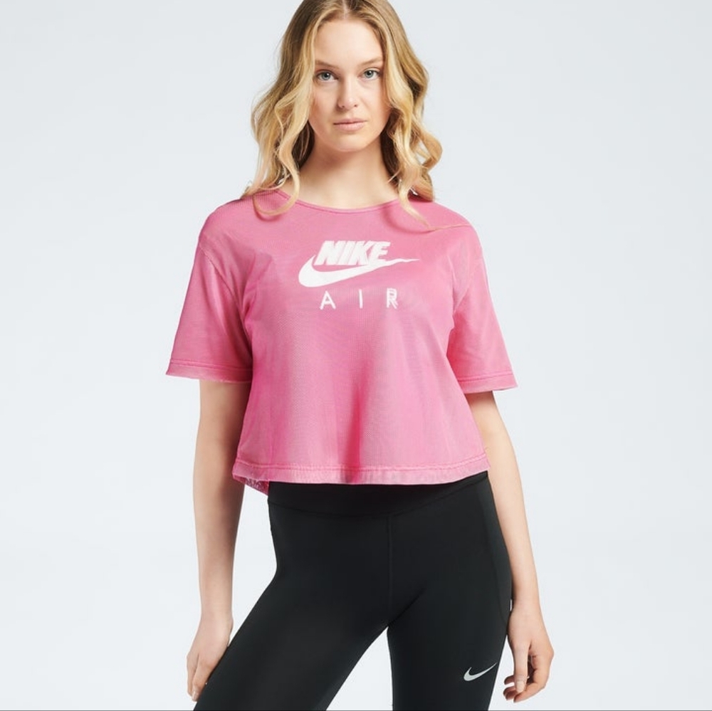 Nike Women's NSW Air Short Sleeve Mesh Top, SMALL, NWT